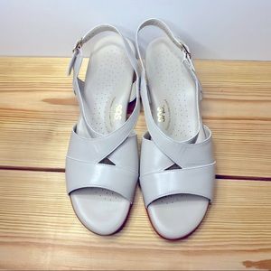 SAS Caress Cross Strap Wedge Sandal